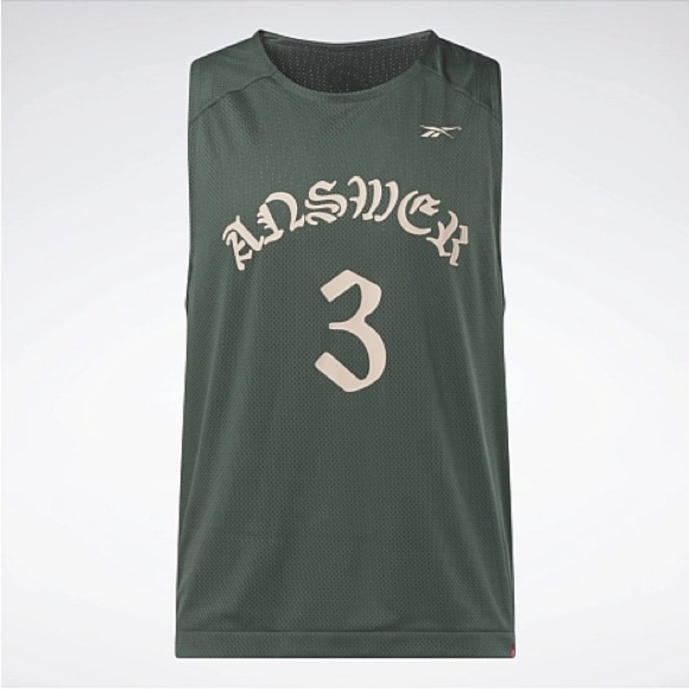 🌿LNY Allen Iverson The Answer Reebok Jersey Tank Top - Green🌿